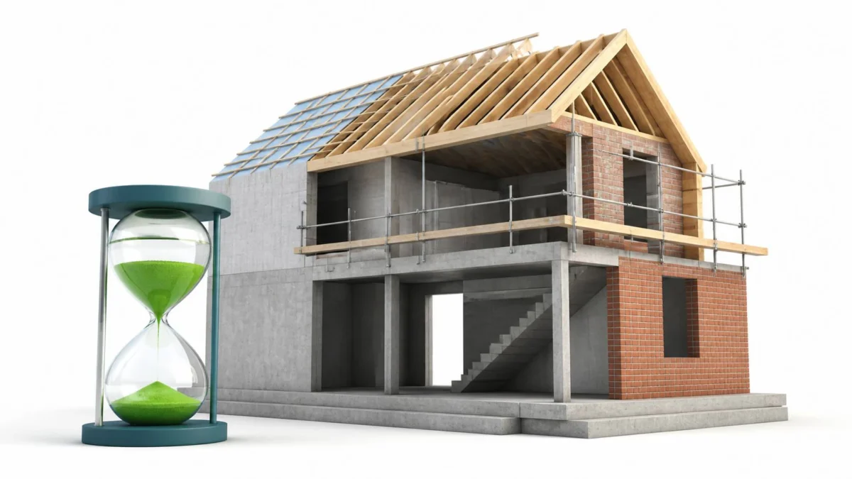 Cuánto tarda en construirse una casa con obra tradicional
