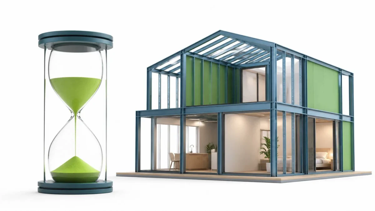 Cuánto tarda en construirse una casa con steel frame