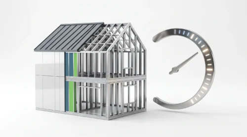 Cuánto tarda en construirse una casa con steel frame